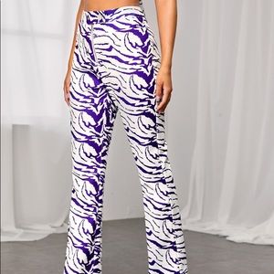 Shein purple zebra pants